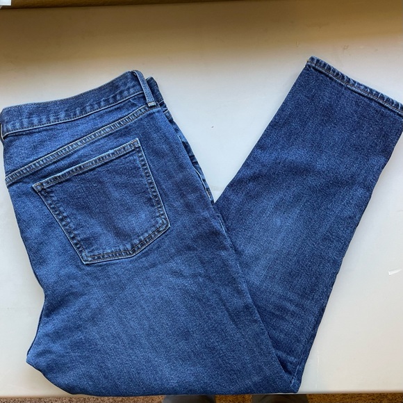 GAP Straight Leg Dark Indigo Jeans - Picture 6 of 8